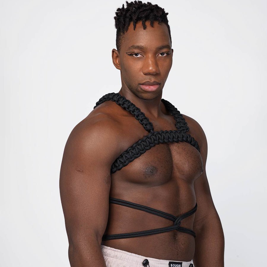 AINT.SAINT Rope H - Harness, Black from Aint.Saint.