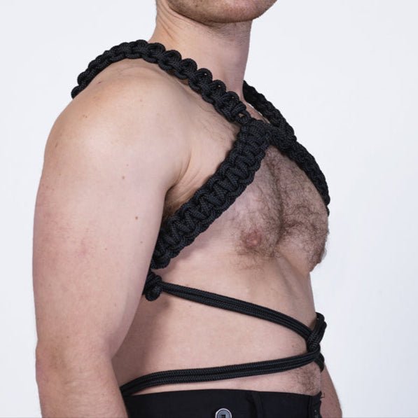 AINT.SAINT Rope H - Harness, Black from Aint.Saint.