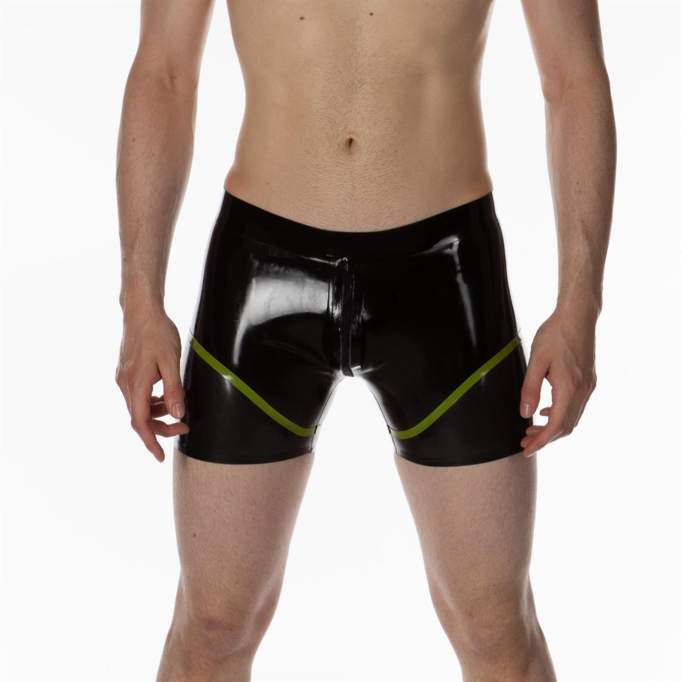 Apex Rubber Trunk Shorts // Made to order from REGULATION.