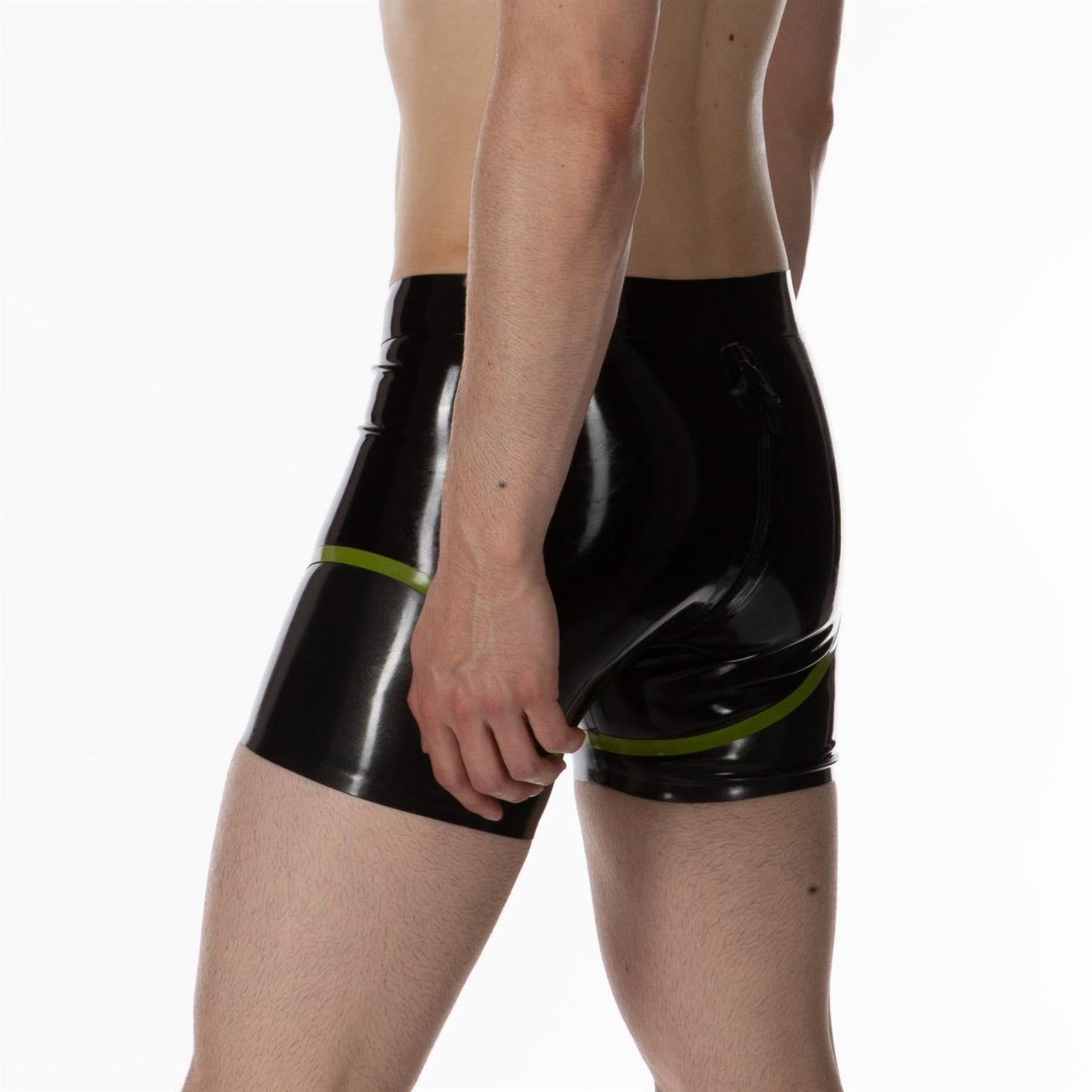 Apex Rubber Trunk Shorts // Made to order from REGULATION.