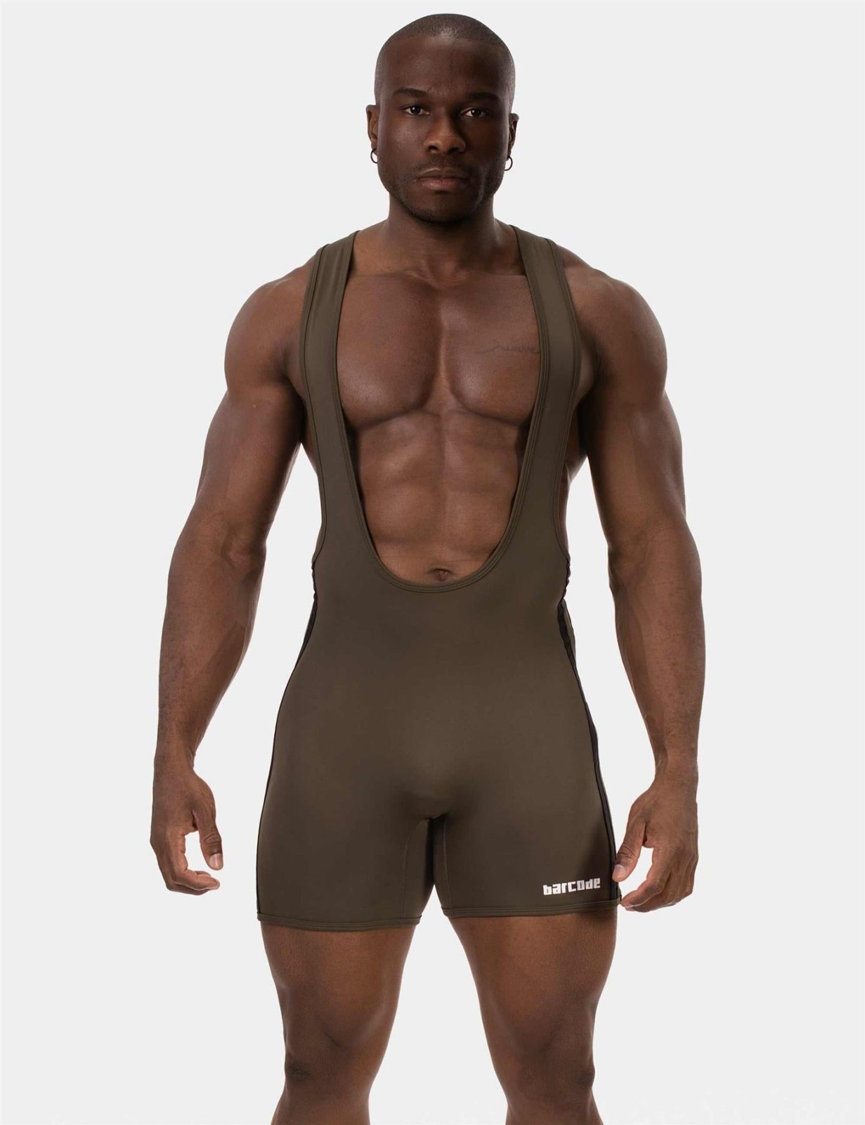 Backless Singlet Dastin, Darkarmy/Black from Barcode Berlin.