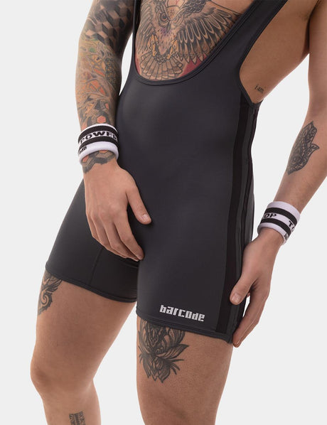 Backless Singlet Dastin, Titanium/Black from Barcode Berlin.