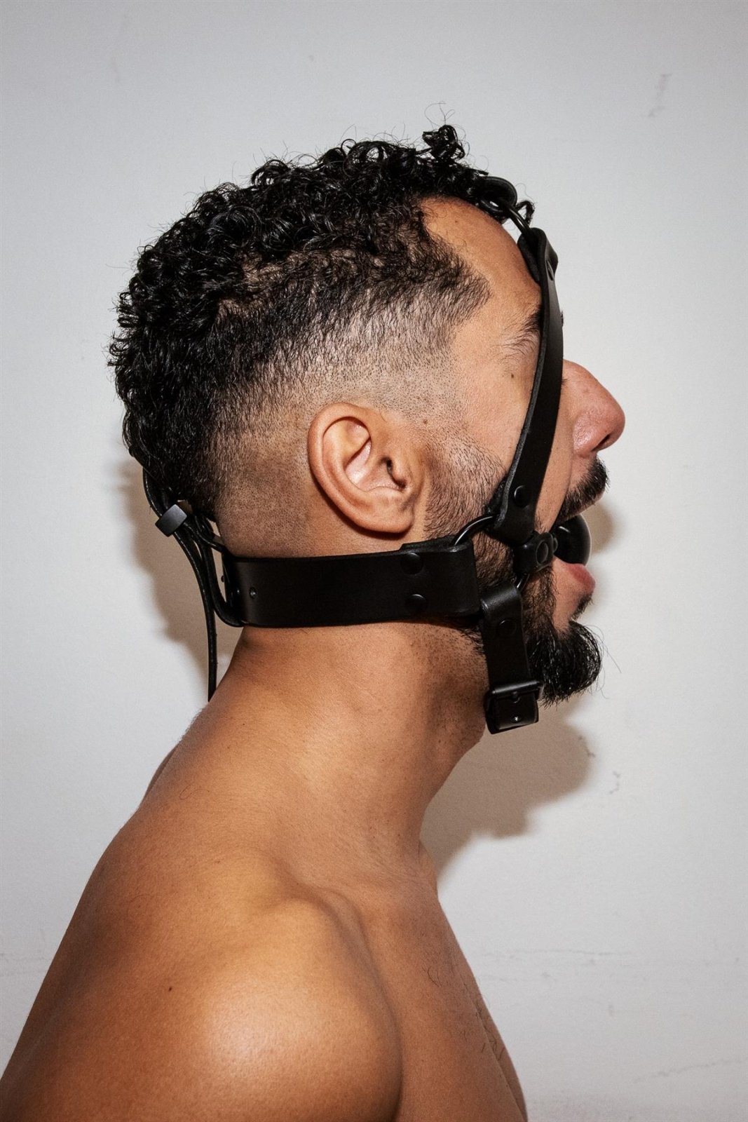 Ball Gag Head Harness from Fetters.