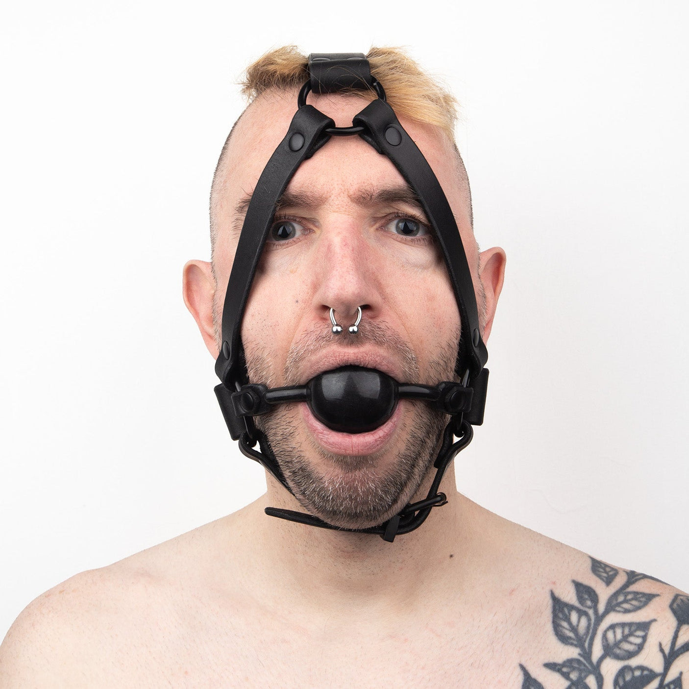 Ball Gag Head Harness from Fetters.