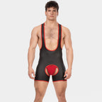Barcode Singlet Kam, Black/Red from Barcode Berlin.