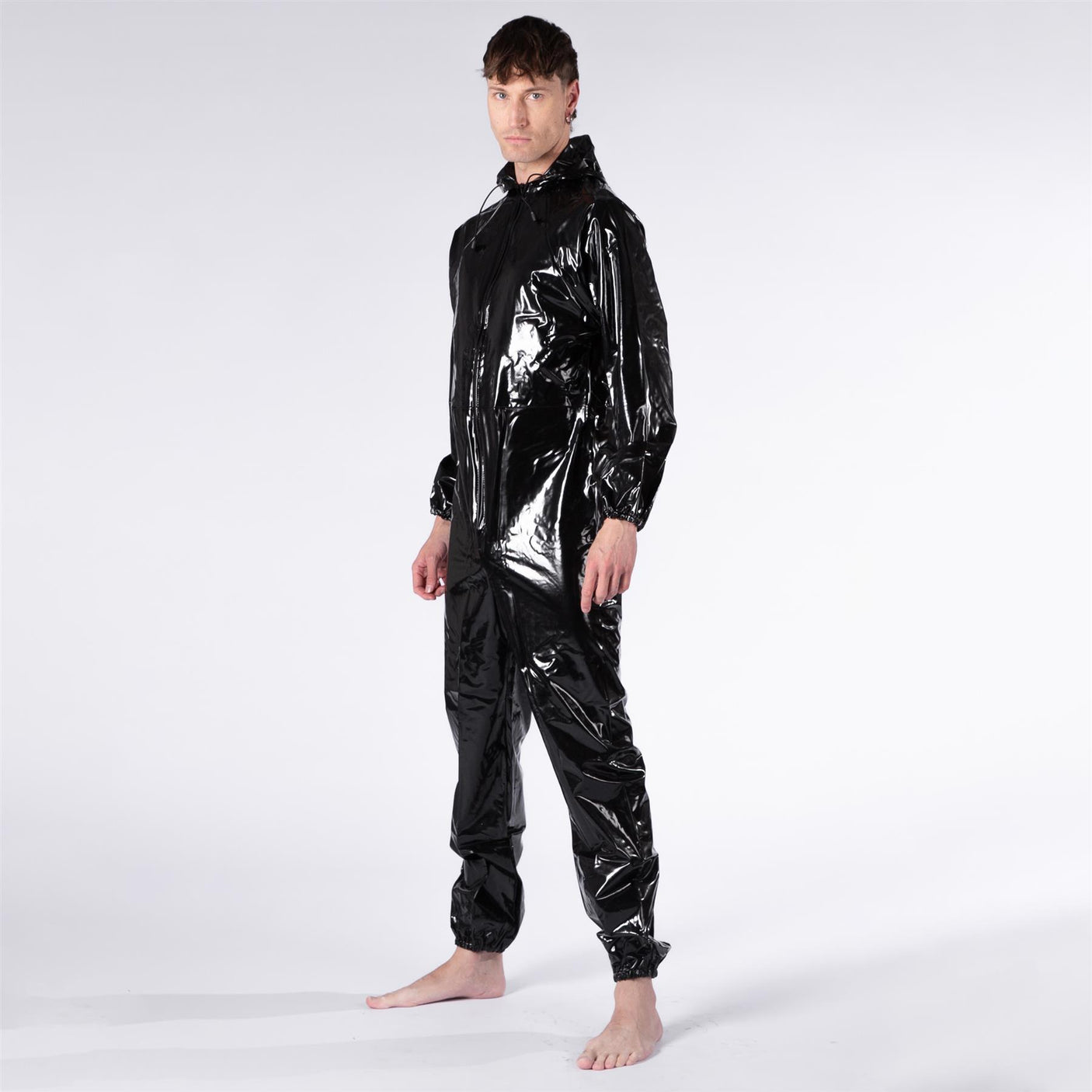 One Piece Vinyl Suit, Black
