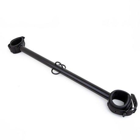 Big Barrel Spreader Bar, Neoprene Ankle Cuffs from Ballistic Metal.