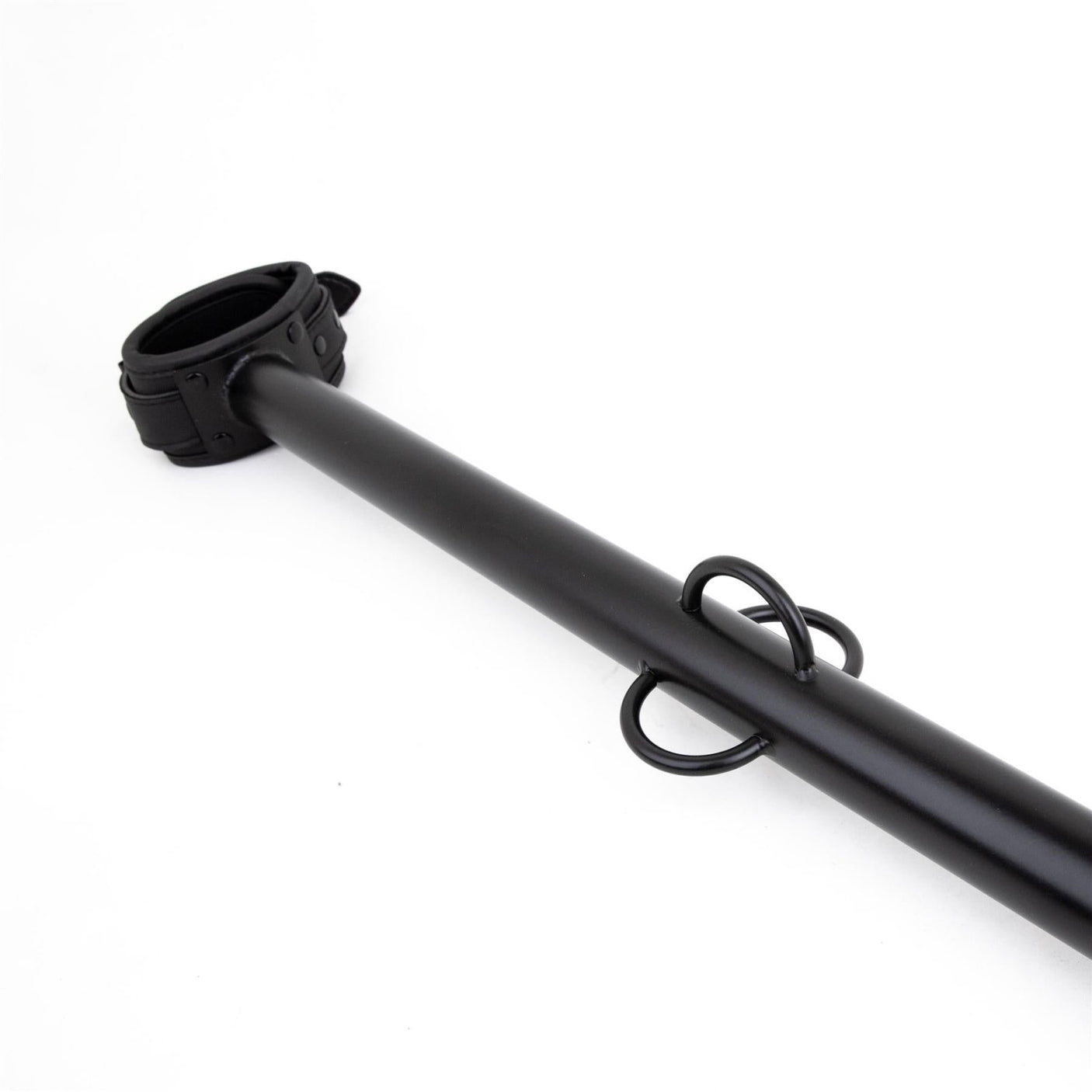 Big Barrel Spreader Bar, Neoprene Ankle Cuffs from Ballistic Metal.