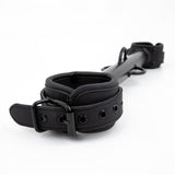 Big Barrel Spreader Bar, Neoprene Wrist Cuffs, 12", Black from Ballistic Metal.