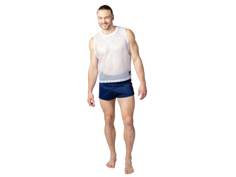BIKE Sleeveless Practice Jersey, White from Bike Athletic.