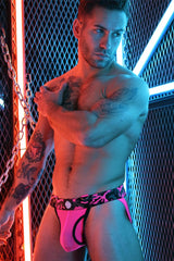 Breedwell Neo Camo Jock, Neon Pink from Breedwell.