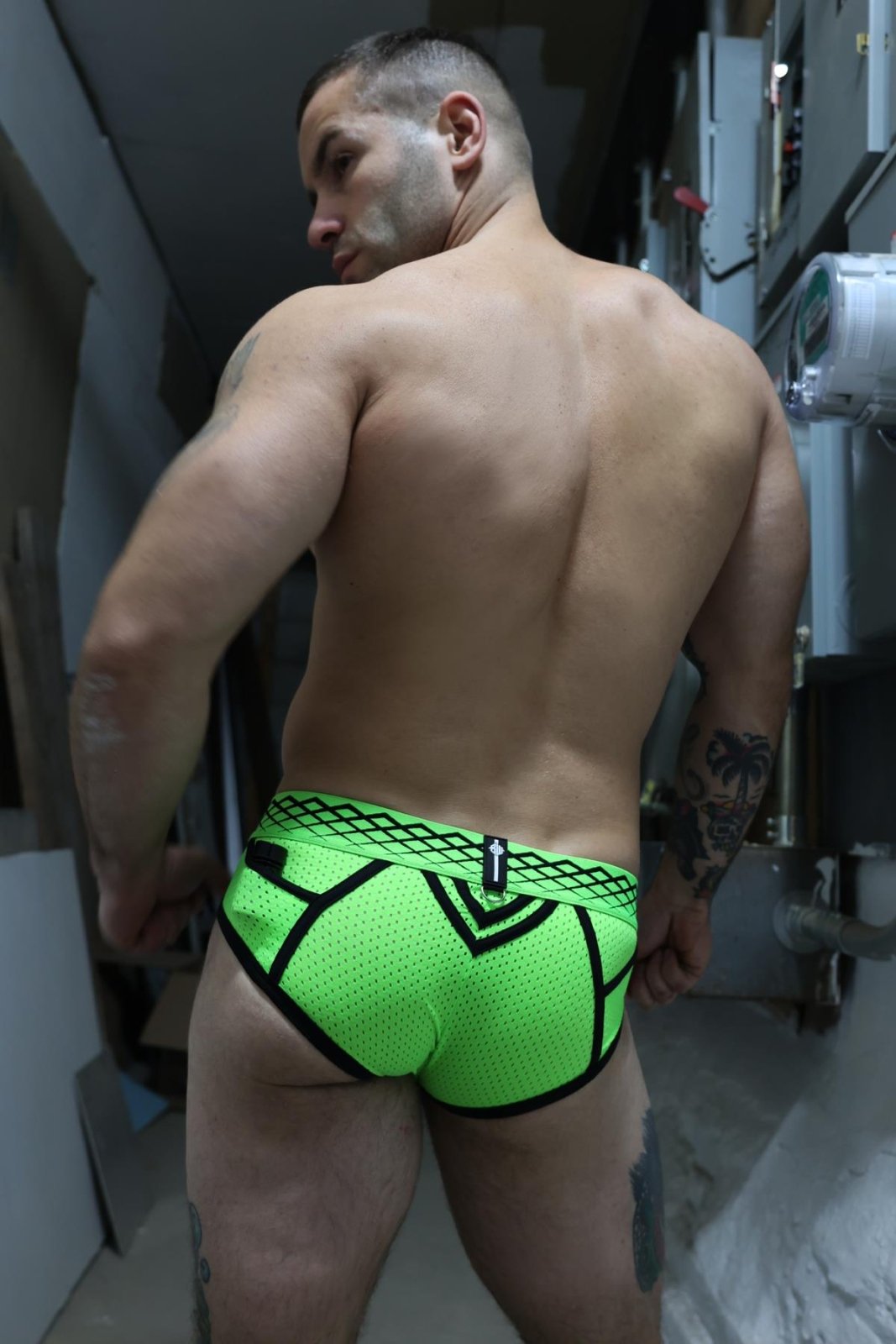 Breedwell Revolution Brief, Neon Green from Breedwell.