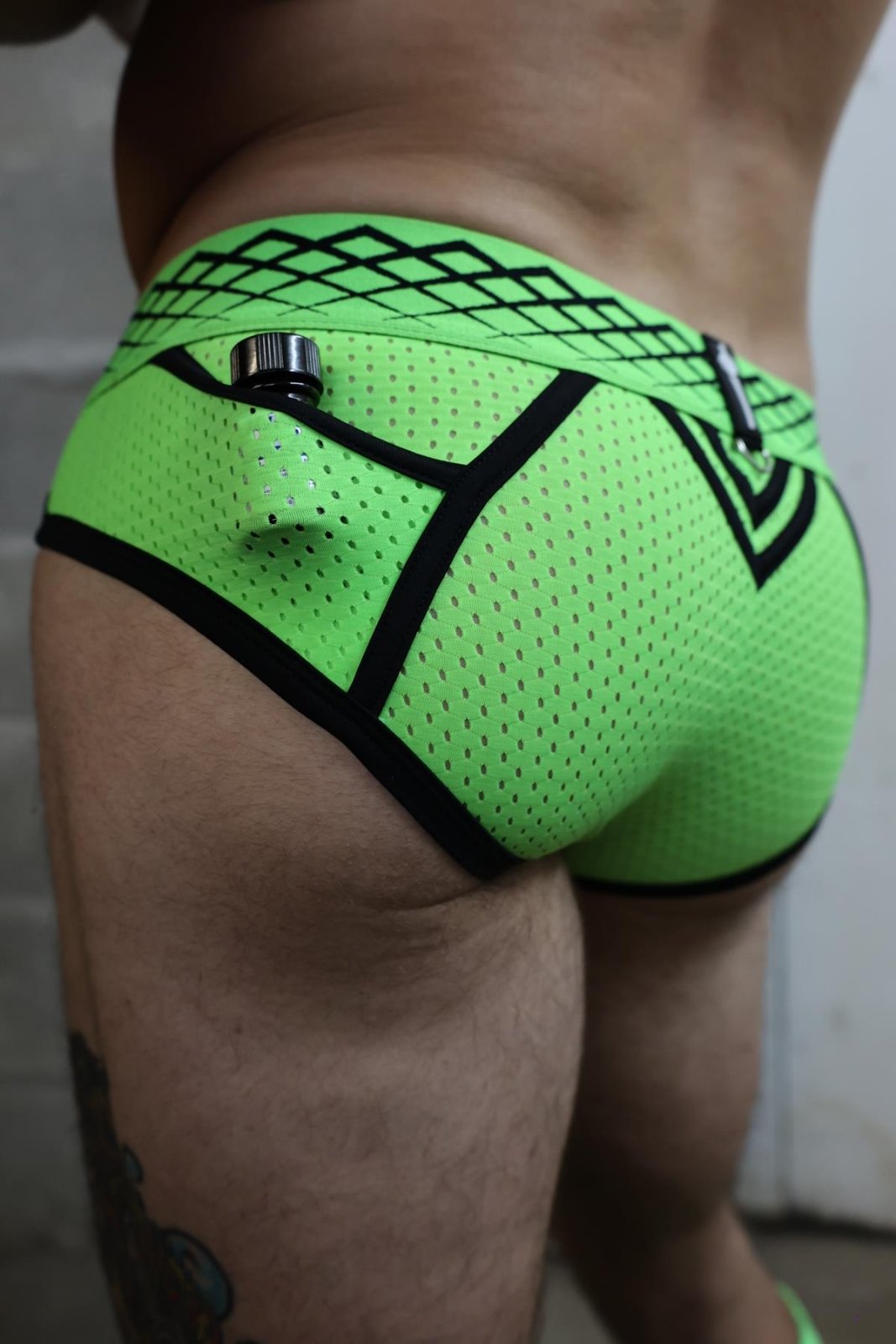 Breedwell Revolution Brief, Neon Green from Breedwell.