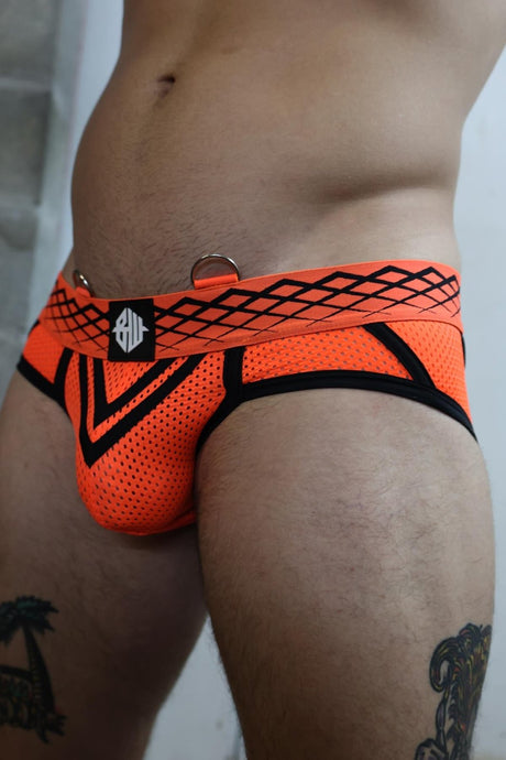 Breedwell Revolution Brief, Neon Orange from Breedwell.