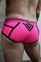 Breedwell Revolution Brief, Neon Pink from Breedwell.