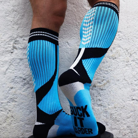 Breedwell Sucker Socks, Aqua Blue from Breedwell.