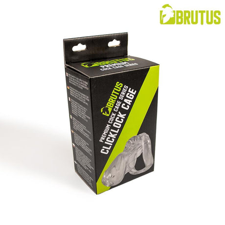 Brutus Clicklock Chastity Cage, Clear from Brutus.