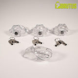 Brutus Clicklock Chastity Cage, Clear from Brutus.