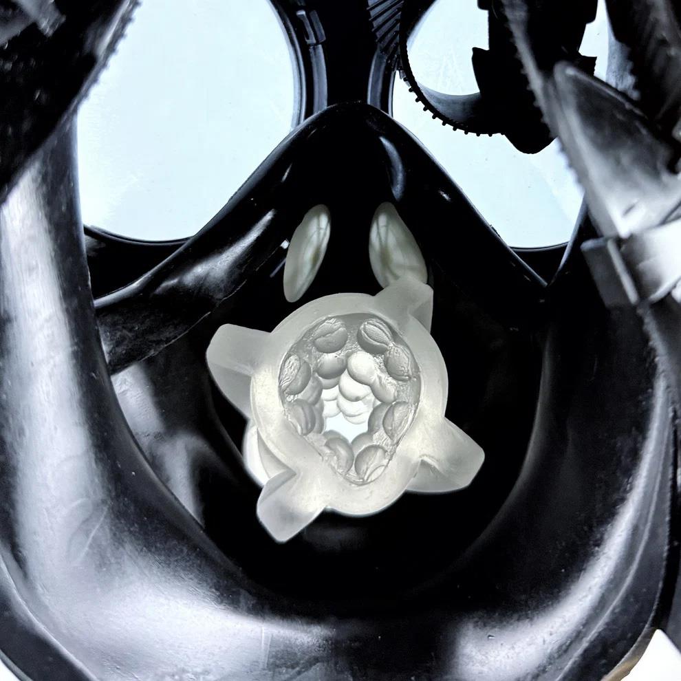 Voidshell DroneHole PRO Gas Mask, Black Tinted Lenses