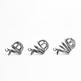 Chastity Cage Bundle 1, 3-Head Set from SM Domain.