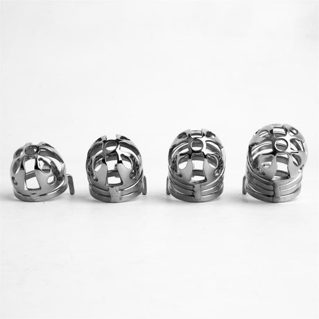 Chastity Cage Bundle 3, 4-Head Set from SM Domain.
