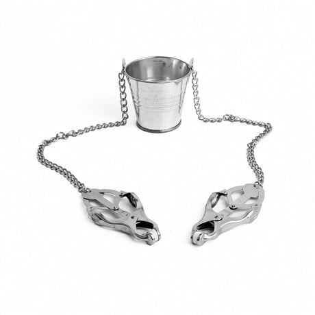 Clover Nipple Clamps & Bucket, Silver from REGULATION.