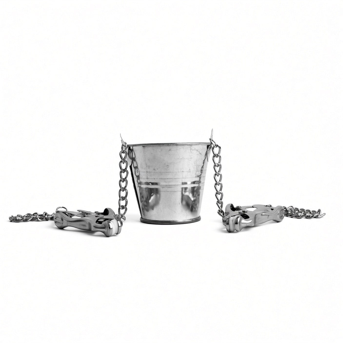 Clover Nipple Clamps & Bucket, Silver from REGULATION.