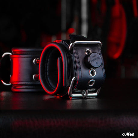 CUFFED Wrist Leathstraints, Black from Cuffed.