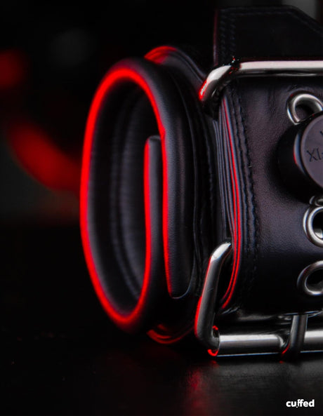 CUFFED Wrist Leathstraints, Black from Cuffed.