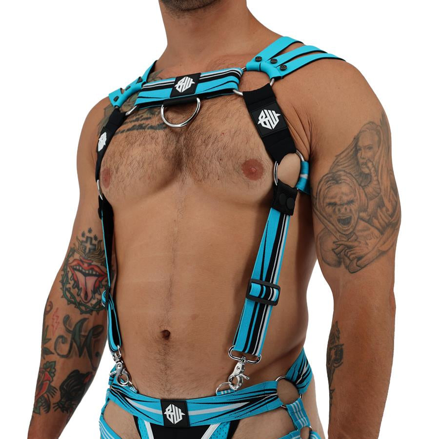Breedwell Circuit Breaker Body Harness, Aqua Blue