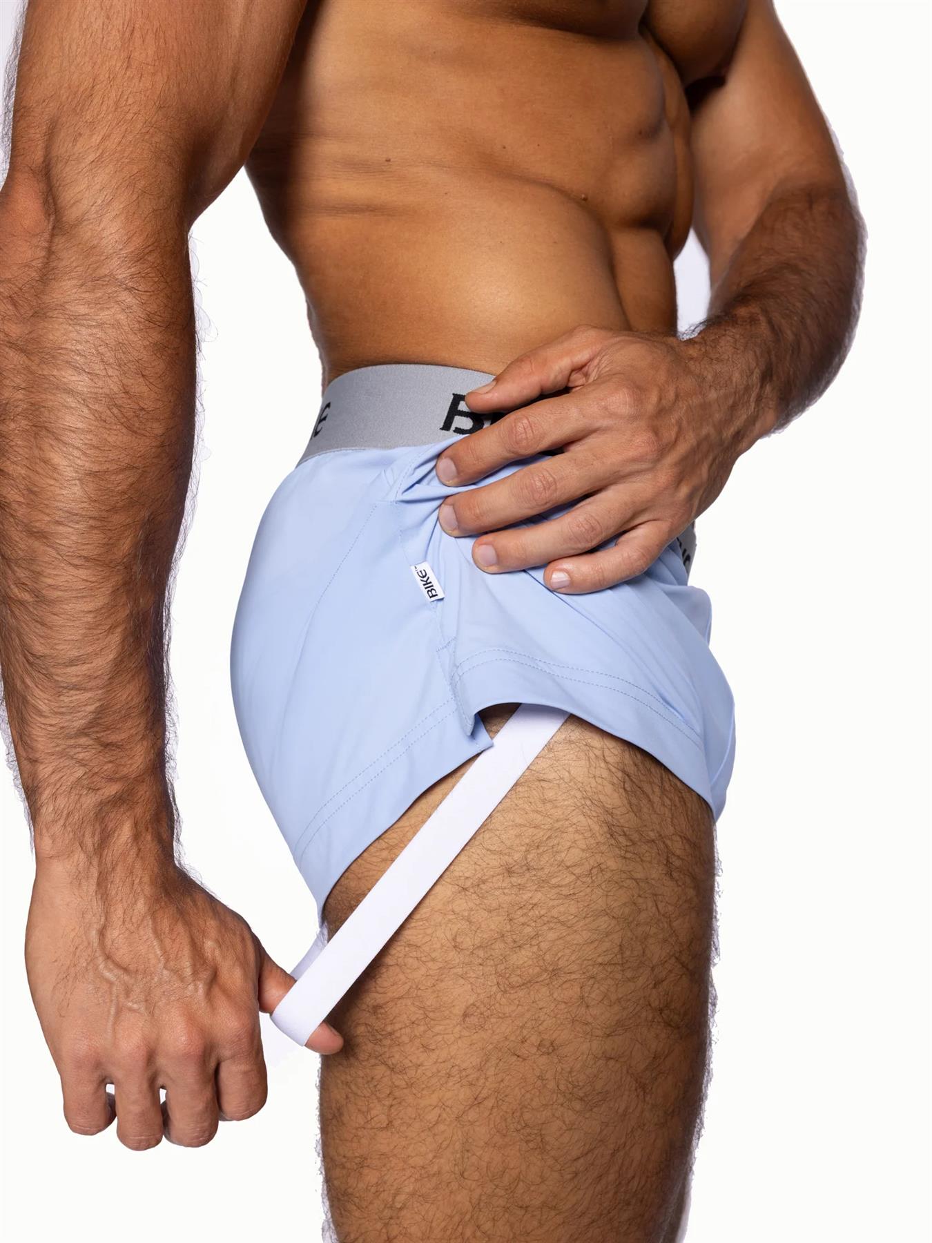BIKE Jock Shorts, Ice Blue