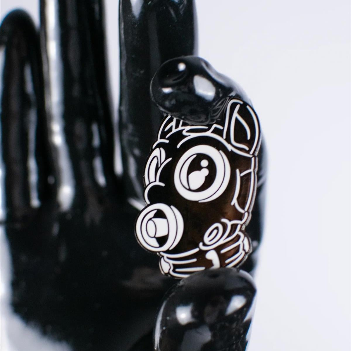 Dog Drone Enamel Pin from James Newland Illustration.