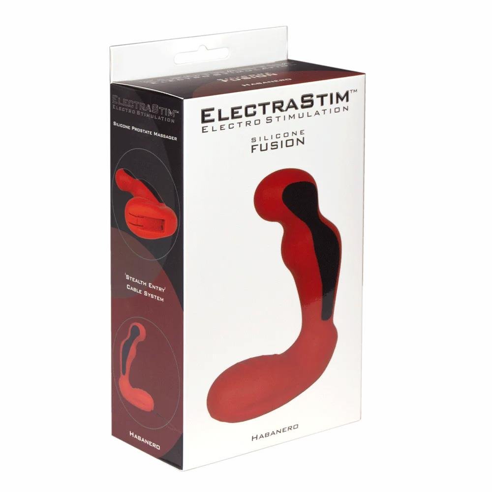 ELECTRASTIM Habanero, Silicone Fusion Prostate Massager from ElectraStim.