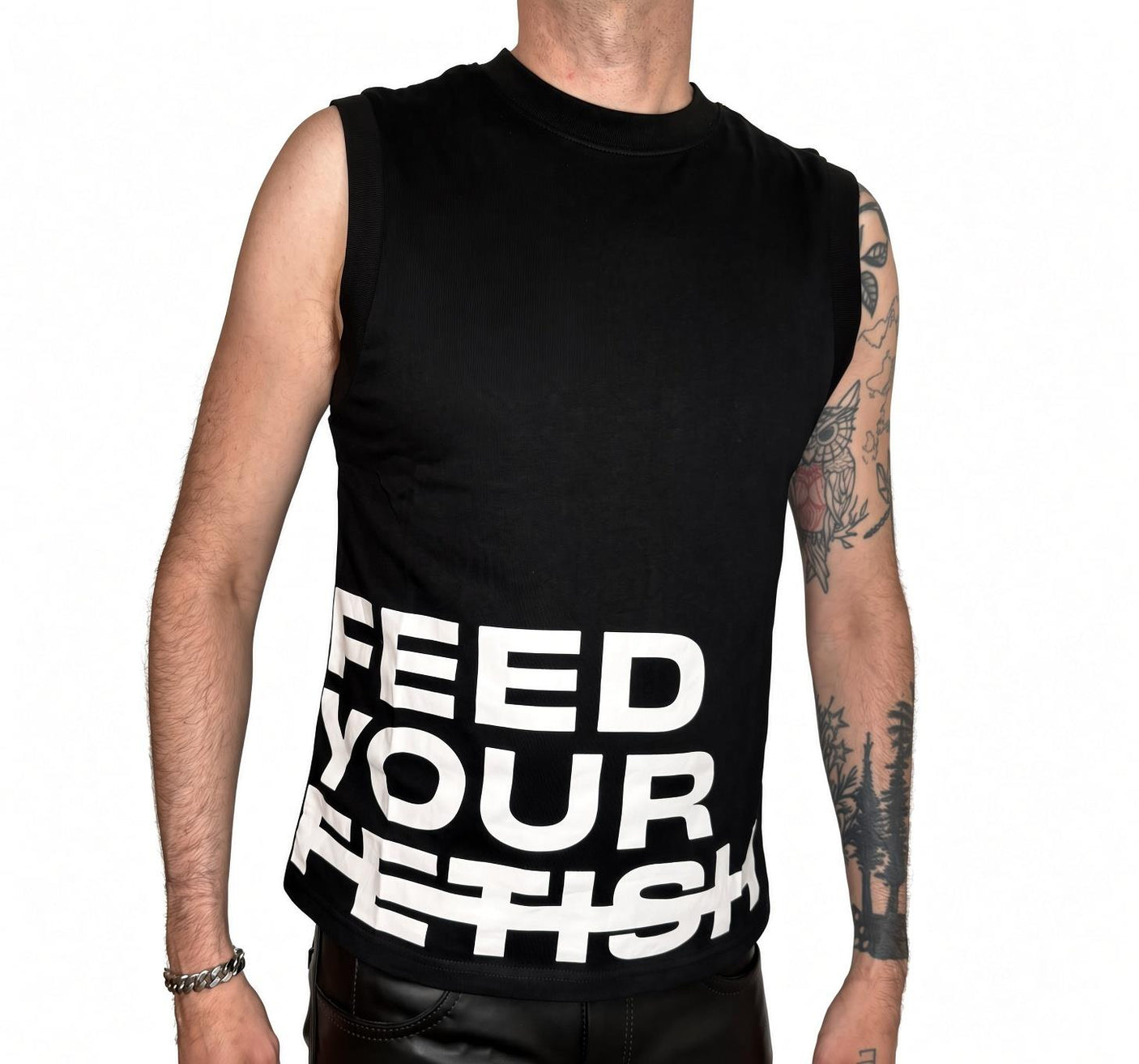REGULATION "Feed Your Fetish" Tank, Black