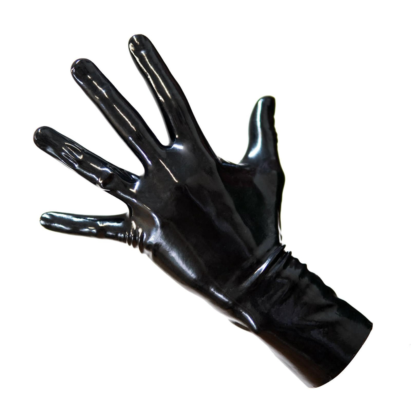 Latex Gloves, Black 0.4mm