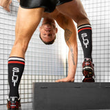 Football Socks, SLUT, Black/Red/White from BOXER Barcelona.