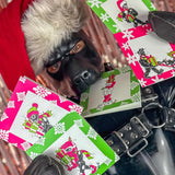 "Gift Giving" Xmas Card Pack from James Newland Illustration.