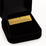 REGULATION Collectors Logo Pin, Gold, No. 004