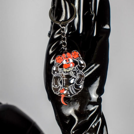 Good Boy Keychain Red from James Newland Illustration.