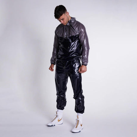 GymPro Sweat Suit, Black/Grey from GymPro.