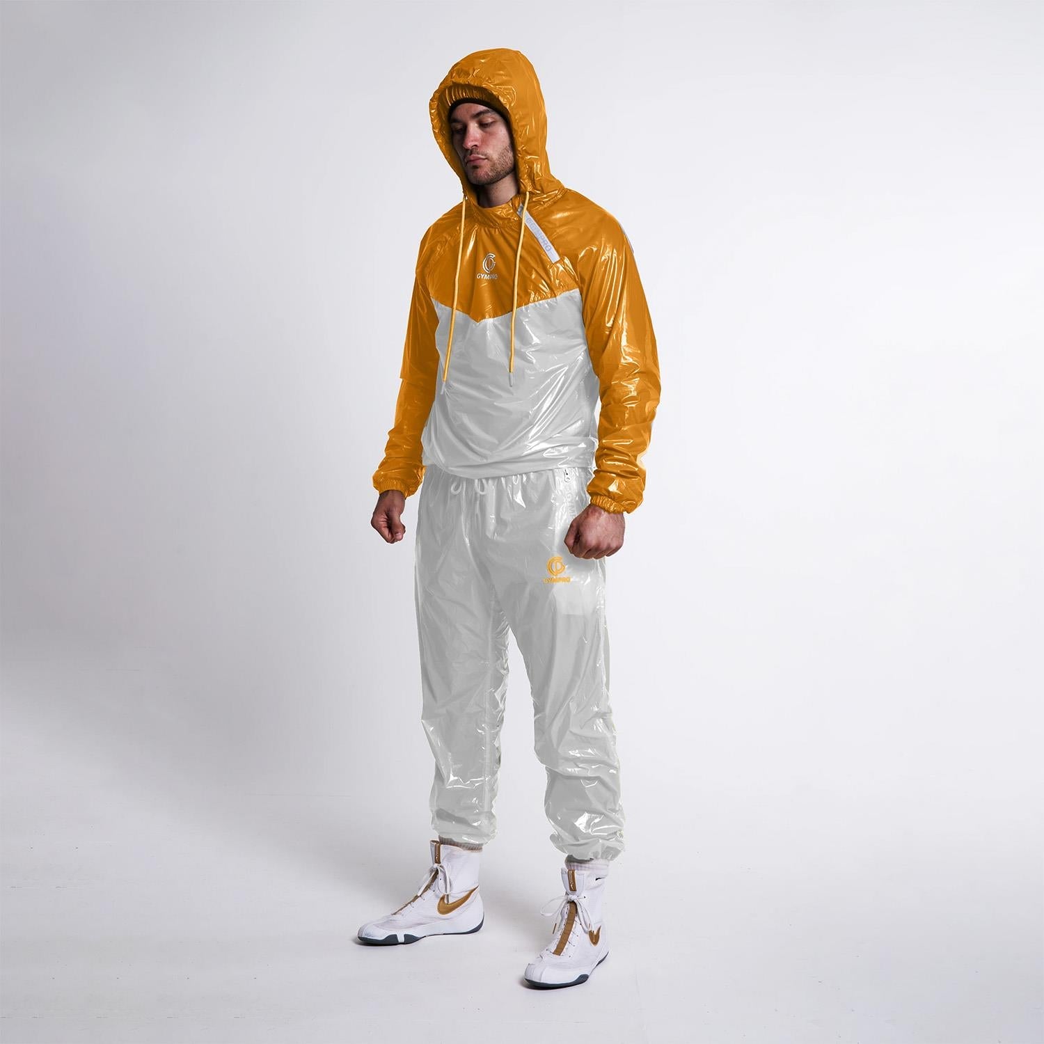 GymPro Sweat Suit, White/Gold from GymPro.