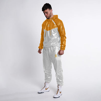 GymPro Sweat Suit, White/Gold from GymPro.