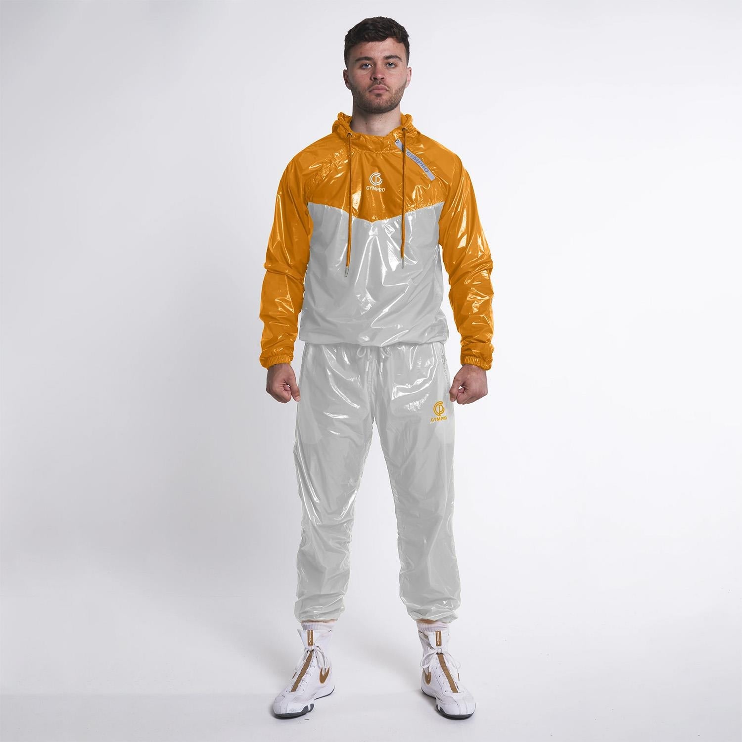 GymPro Sweat Suit, White/Gold from GymPro.