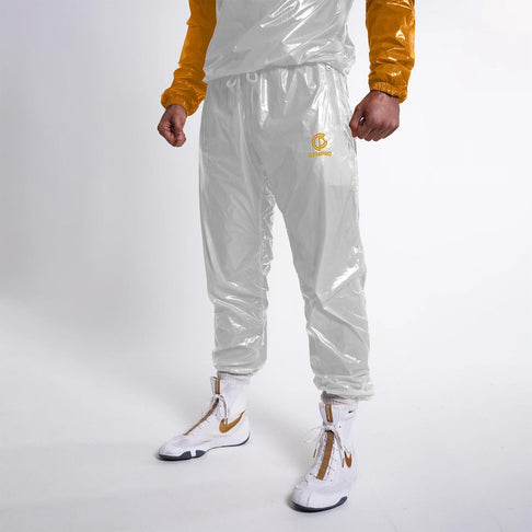 GymPro Sweat Suit, White/Gold from GymPro.