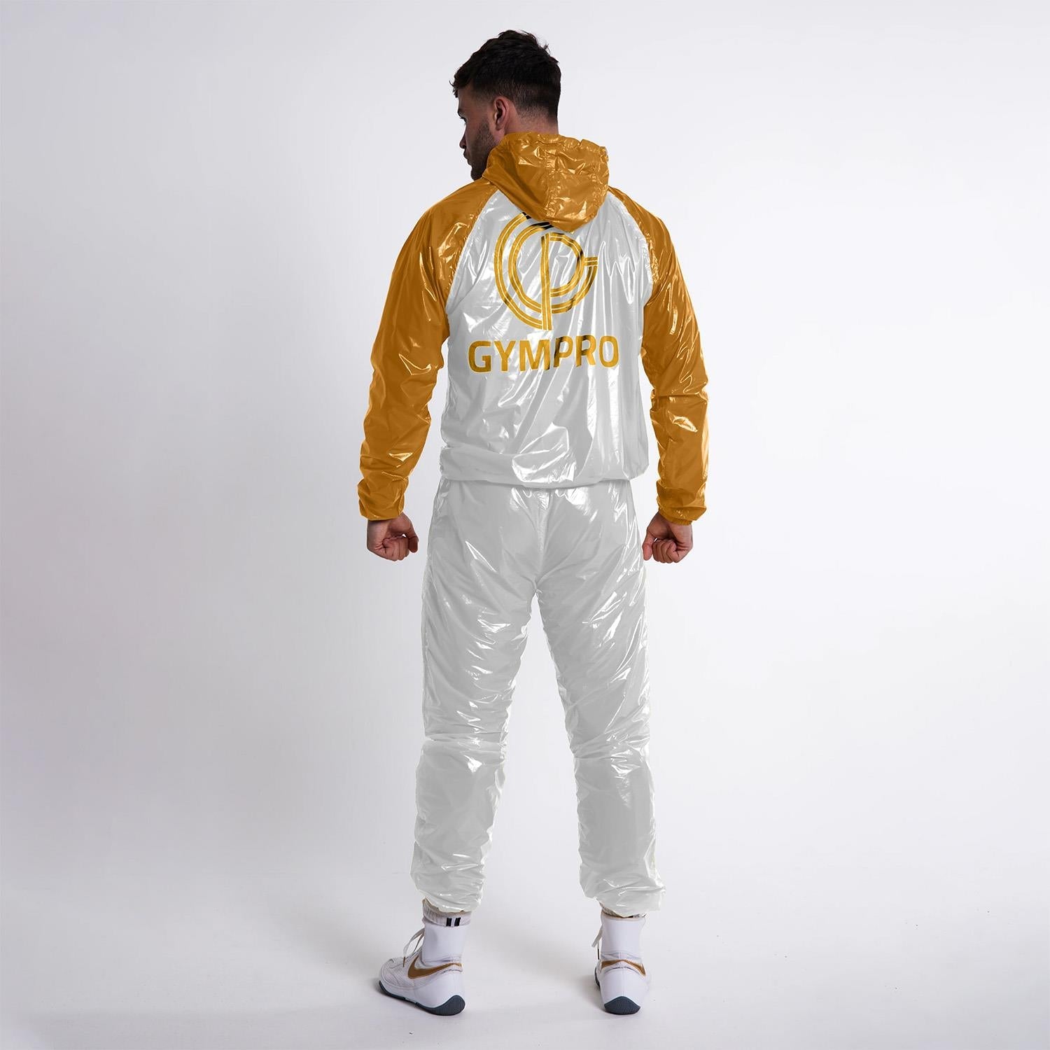 GymPro Sweat Suit, White/Gold from GymPro.