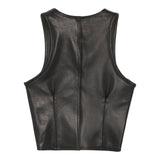 Hardtail Leather Waistcoat from Rufstok.