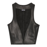 Hardtail Leather Waistcoat from Rufstok.