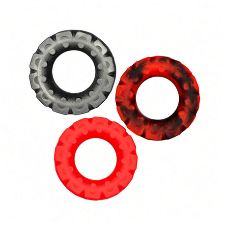 Heavy Tread Silicone Cockring, Single from Topped Toys.
