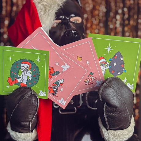 "Holiday Dogs" Xmas Card Pack from James Newland Illustration.