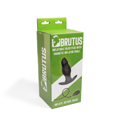 Inflatable Dildo Plug w Magnetic Inflator from Brutus.